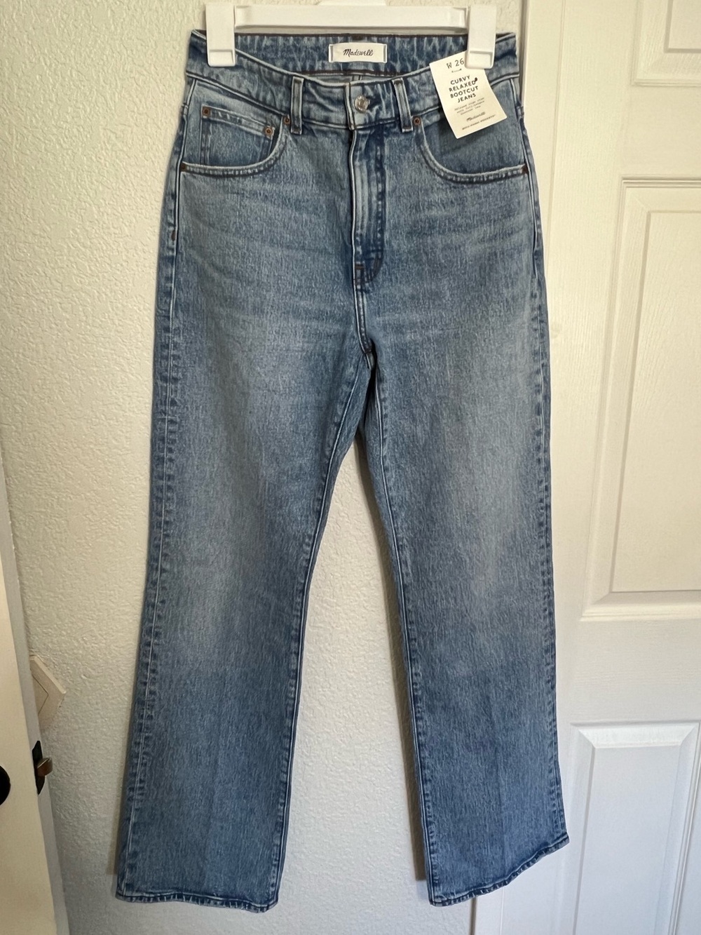 Madewell Curvy Relaxed Bootcut Jeans
